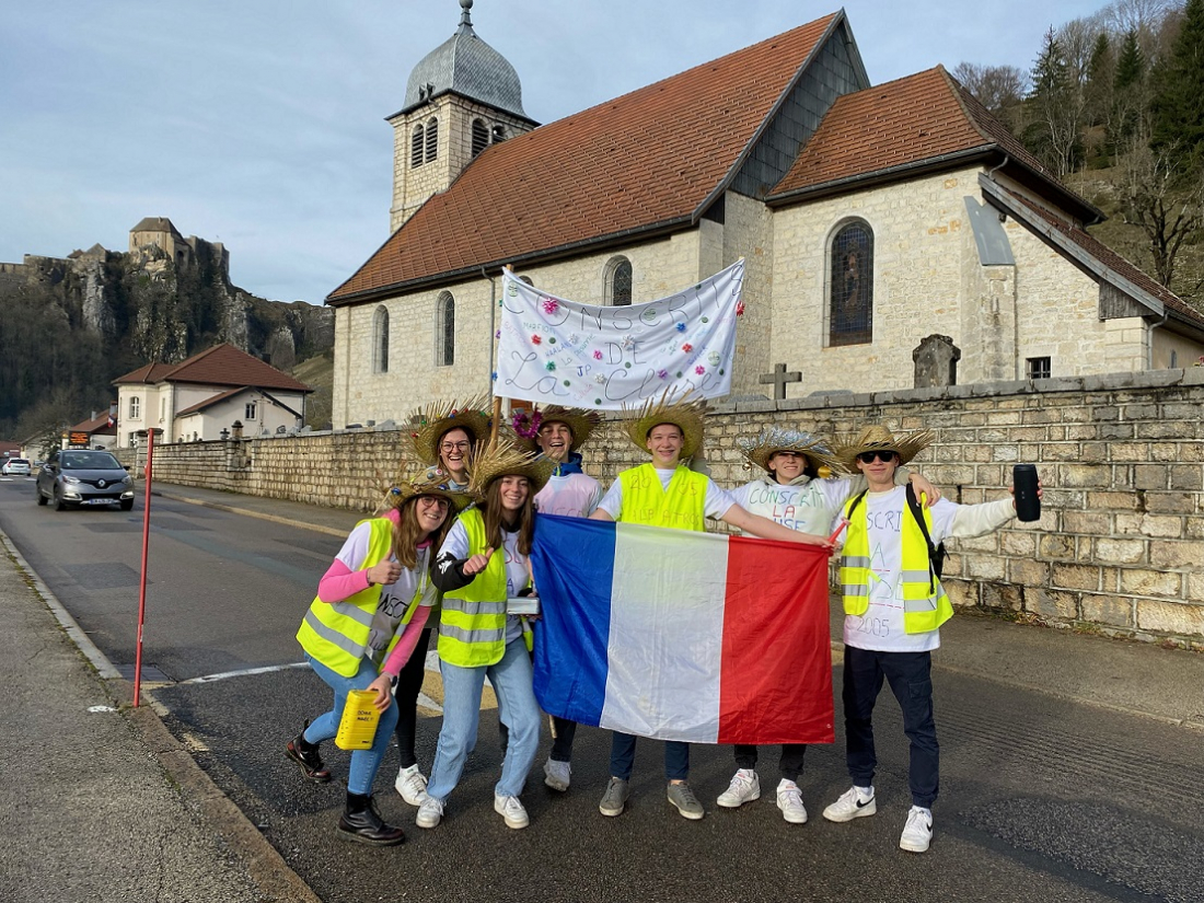 La bonne année des conscrits de la Cluse et Mijoux