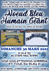 Pontarlier / Mars bleu : noeud bleu g&eacute;ant humain ce dimanche &agrave; Paul Robbe