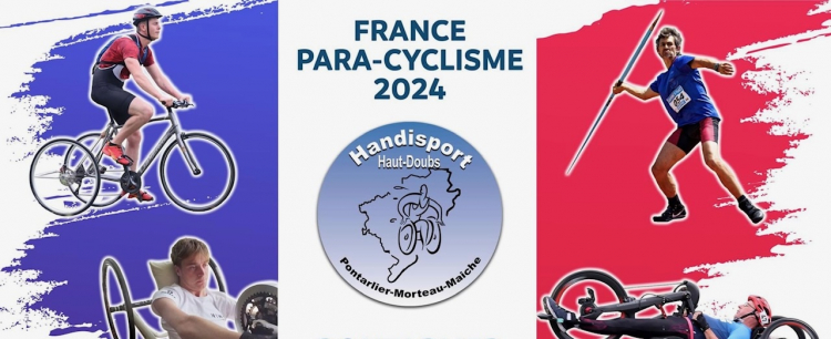 Les championnats de France de paracyclisme dans le Haut-Doubs en 2024