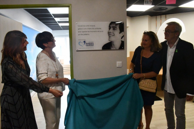 Les parents de Gr&eacute;gory Lemarchal et le Dr B&eacute;n&eacute;dicte Michaud-Thiriez ont inaugur&eacute; les nouveaux locaux 