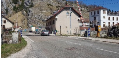 Modernisation du passage &agrave; niveau de la Cluse-et-Mijoux