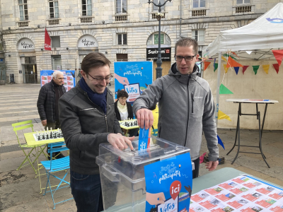 Budget participatif : Les Bisontins ont d&eacute;fendu leurs projets dans la rue