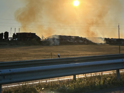 Retour en images sur l'incendie &agrave; Etalans