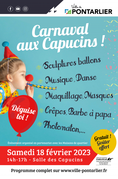 Nouvelle formule pour le Carnaval de Pontarlier