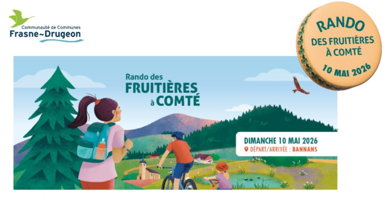 Randonn&eacute;e des Fruiti&egrave;res &agrave; Comt&eacute; : rendez-vous le 10 mai &agrave; Bannans