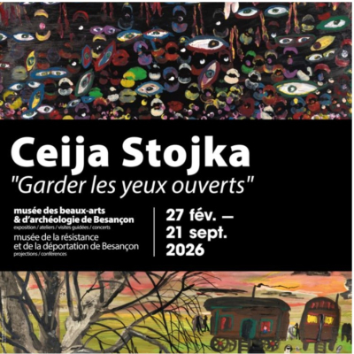 &laquo; Garder les yeux ouverts &raquo; : l&rsquo;&oelig;uvre puissante de Ceija Stojka expos&eacute;e &agrave; Besan&ccedil;on