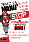 Besan&ccedil;on : Mobilisation des Motards en Col&egrave;re