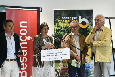 Conf&eacute;rence de presse, ce matin, au Parc de la Rodia