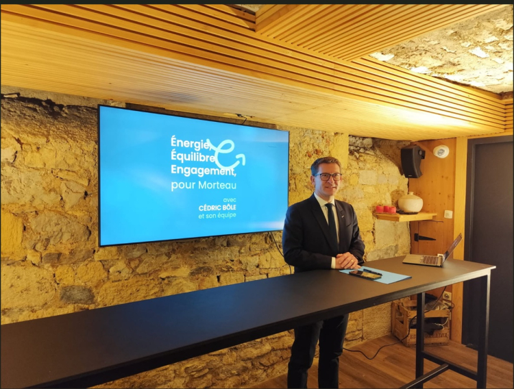 Municipales à Morteau  : Cédric Bole  annonce officiellement sa candidature pour un second mandat