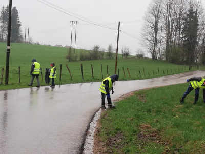 Nettoyage de printemps : plus de 2 tonnes de d&eacute;chets ramass&eacute;s dans le Val de Morteau