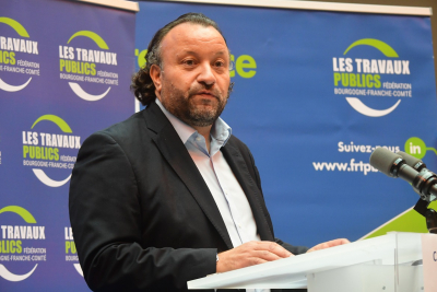 Vincent Martin, pr&eacute;sident de la F&eacute;d&eacute;ration r&eacute;gionale des Travaux Publics de BFC 