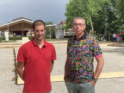 Philippe Besson, &eacute;lu en charge des sports et Aur&eacute;lien Willeman, responsable des &eacute;v&egrave;nements sportifs &agrave; la Ville de Pontarlier