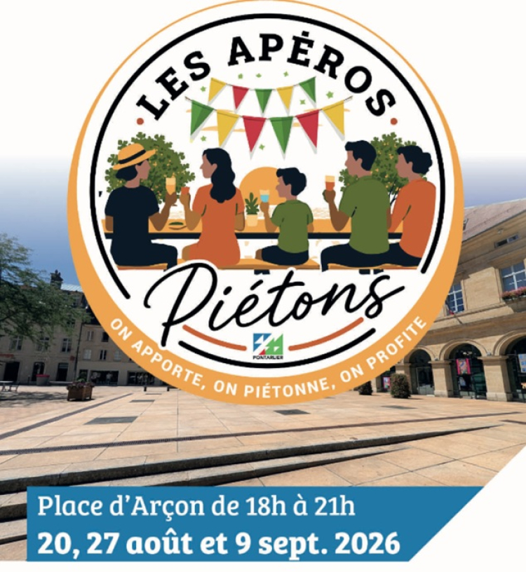 Pontarlier : des &laquo; ap&eacute;ros pi&eacute;tons &raquo; place d&rsquo;Ar&ccedil;on