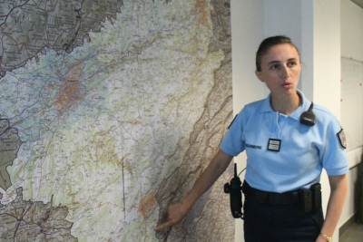 Colonel Elodie Montet, chef du groupement de gendarmerie du Doubs 