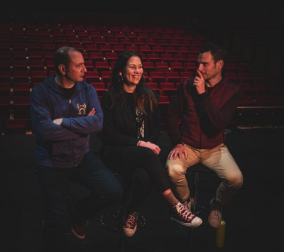 Aur&eacute;lien et une partie de l'&eacute;quipe qui le suit dans cette aventure