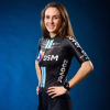 Juliette Labous en piste pour le contre-la-montre des championnats d'Europe de cyclisme