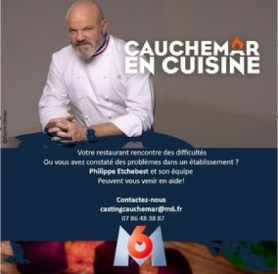 T&eacute;l&eacute; : L'&eacute;mission "Cauchemar en cuisine" recherche des candidats