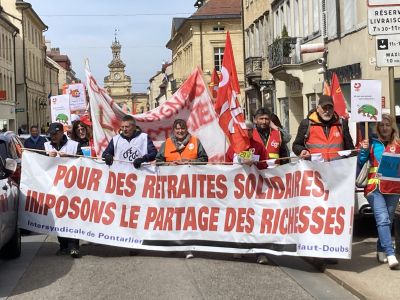 R&eacute;forme des retraites : l&rsquo;intersyndicale d&eacute;nonce les violences polici&egrave;res et la r&eacute;pression