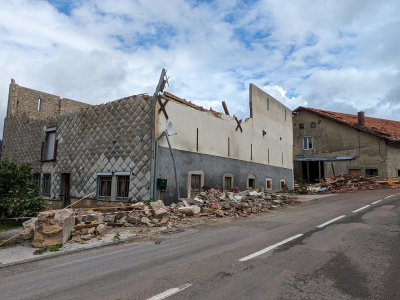 Mini tornade : Montlebon panse ses plaies