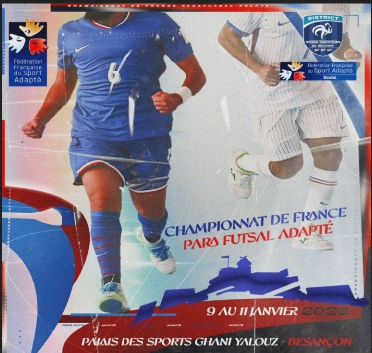 Besan&ccedil;on accueille les championnats de France de para futsal adapt&eacute;