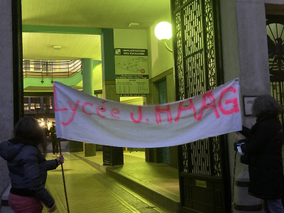 R&eacute;forme des retraites : Nouvelle mobilisation au lyc&eacute;e Jules Haag