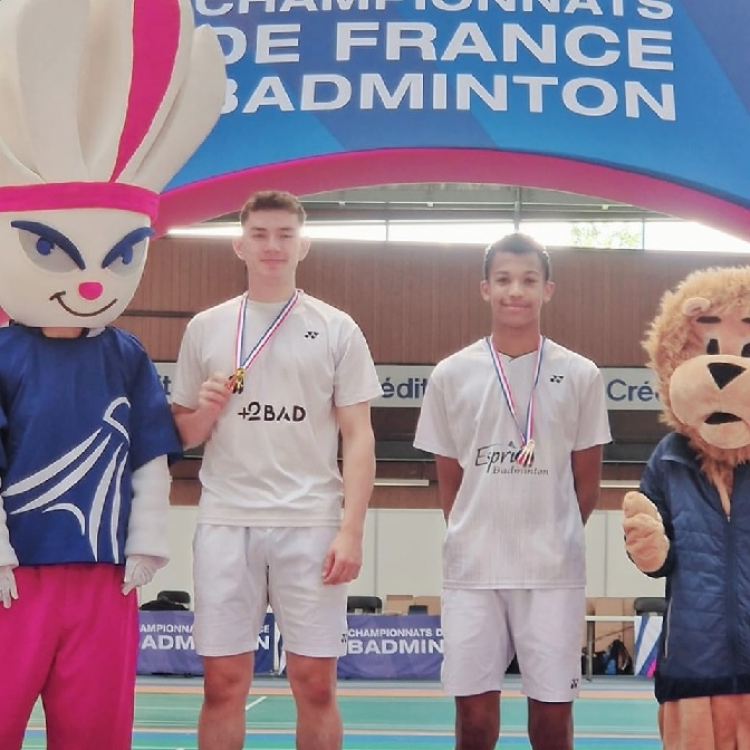 Le clan jeunes du badminton Val de Morteau décroche trois titres nationaux
