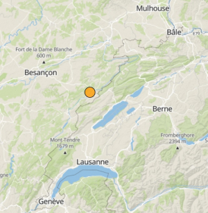 Important tremblement de terre dans l&#039;Est de la France