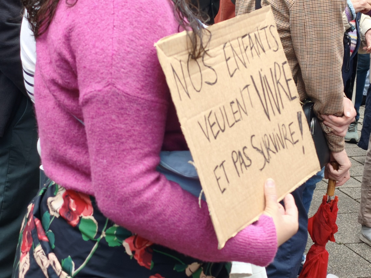 Besan&ccedil;on : quatri&egrave;me mobilisation pour une loi-cadre contre les violences sexuelles.