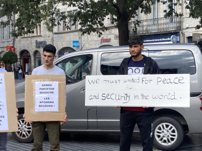 Besan&ccedil;on : Mobilisation pour le peuple afghan