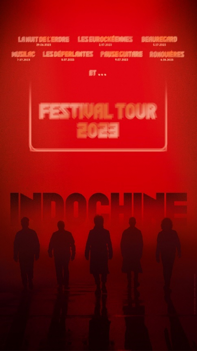 Eurock&eacute;ennes : le groupe Indochine sur la grande sc&egrave;ne cet &eacute;t&eacute;