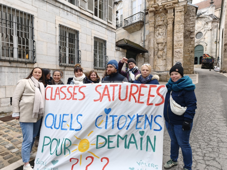 Doubs : Mobilisation contre les fermetures de classes dans l&rsquo;&Eacute;ducation nationale