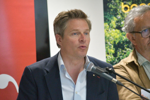 Benoît Vuillemin, maire de Saône