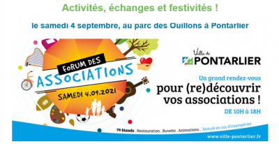 Forum des associations : Pontarlier apporte son soutien aux b&eacute;n&eacute;voles et activit&eacute;s associatives