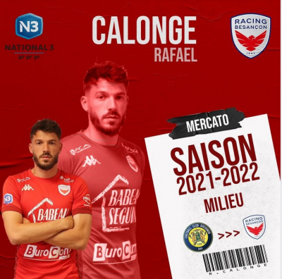 Foot / N3 : Une quatri&egrave;me recrue au Racing Besan&ccedil;on