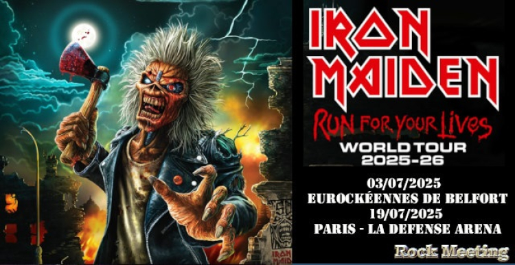 Festival : Iron Maiden en concert cet été aux Eurockéennes