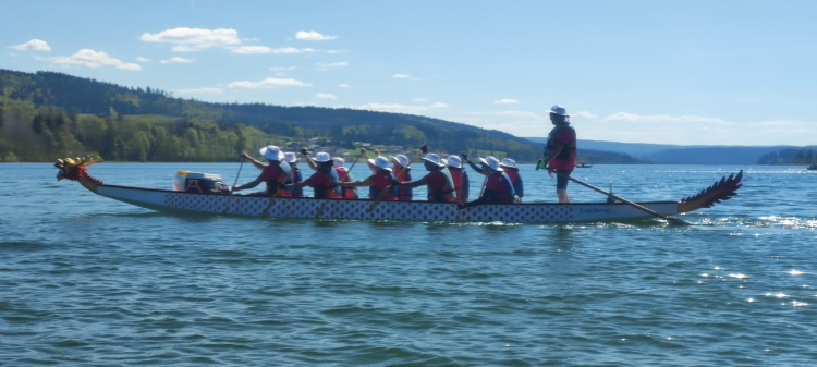 &Agrave; Saint-Vit, les &ldquo;Dragon Ladies&rdquo; pagaient ensemble contre le cancer du sein