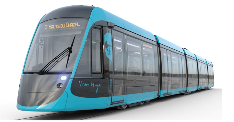 Le premier tramway Citadis du réseau Ginko révélé par Grand Besançon Métropole et Alstom