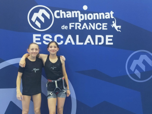 Morez : Zélie Guyon et Cécile Barre brillent aux Championnats de France d’escalade