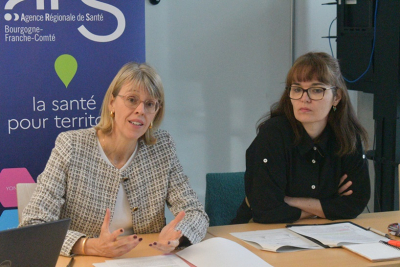 Conf&eacute;rence de presse ce matin dans les locaux de l'ARS &agrave; Besan&ccedil;on 