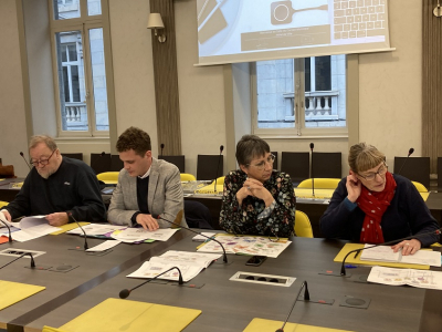 Pr&eacute;sentation du budget 2023 lors de la conf&eacute;rence de presse de cet apr&egrave;s-midi 