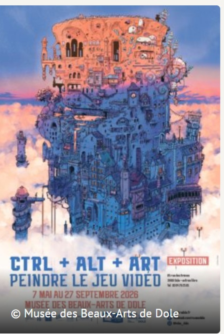 Jura : Dole, le jeu vid&eacute;o s&rsquo;invite au mus&eacute;e avec l&rsquo;exposition CTRL+ALT+ART !