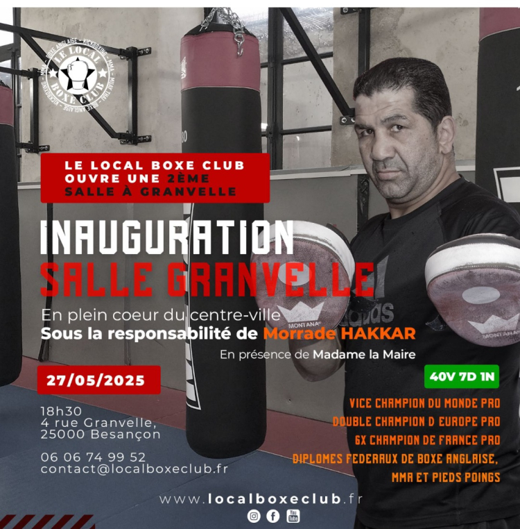 Besançon : Le Local Boxe Club inaugure un nouvel espace dédié aux sports de combat