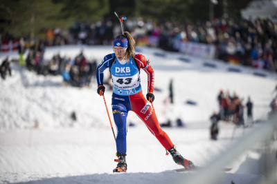 Rencontre avec la Doubiste Caroline Colombo. Une biathl&egrave;te qui plie mais ne rompt pas