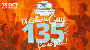 La Distillerie Guy fête ses 135 ans : une soirée d’exception à Pontarlier