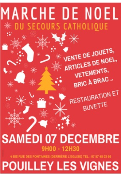 Pouilley-les-Vignes : march&eacute; de No&euml;l du Secours Catholique