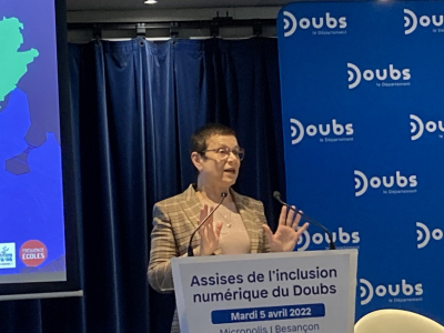 Christine Bouquin, pdte du d&eacute;partement du Doubs