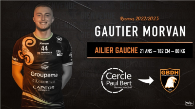 Handball : une deuxi&egrave;me recrue au GBDH pour la saison prochaine