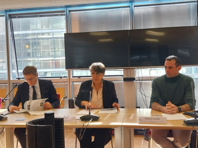 Les &eacute;lus Grand-Bisontins : Beno&icirc;t Vuillemin. Ann Vignot. S&eacute;bastien Coudry. 