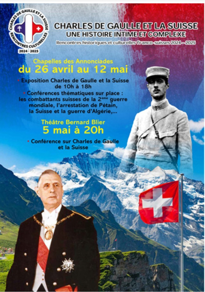 Pontarlier / Charles de Gaulle et la Suisse : une histoire m&eacute;connue mise &agrave; l&rsquo;honneur