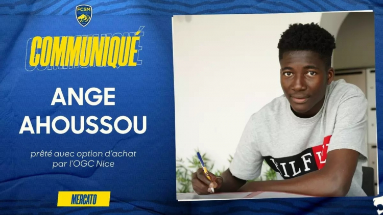 Foot / Ligue 2 : Ange Ahoussou prêté par Nice au FCSM